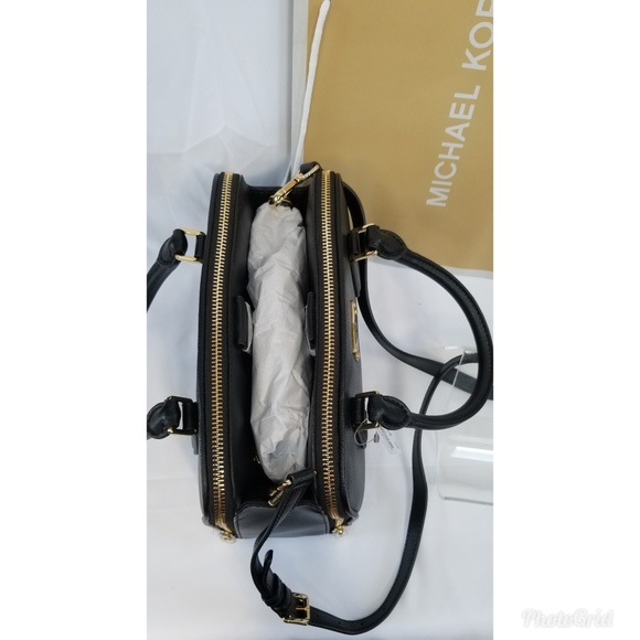 Michael Kors Reese Medium Leather Satchel - Picture 4 of 8